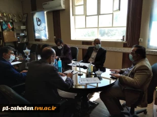 جلسه شورای مالی دانشگاه فنی وحرفه ای استان به ریاست جناب آقای دکترکرد 4