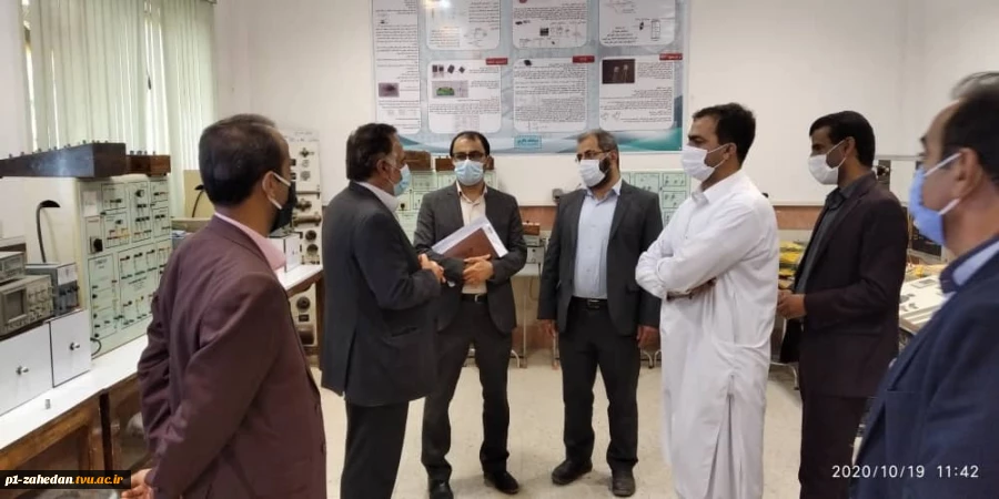 بازدید نماینده محترم سازمان بازرسی و نظارت از دانشگاه فنی وحرفه ای سیستان و بلوچستان 3
