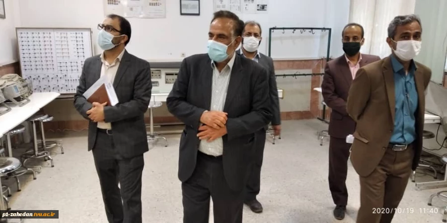 بازدید نماینده محترم سازمان بازرسی و نظارت از دانشگاه فنی وحرفه ای سیستان و بلوچستان 6