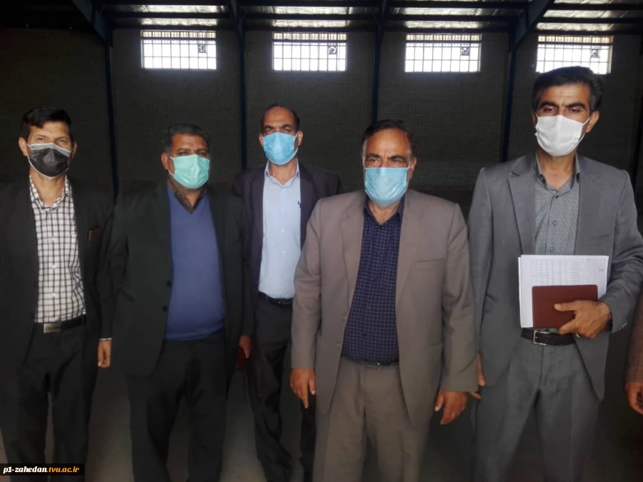 بازدید دکتر کرد ریاست محترم  به همراه معاون مالی دانشگاه فنی و حرفه ای استان از آموزشکده فرخی زابل 2