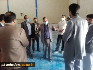 بازدید دکتر کرد ریاست محترم  به همراه معاون مالی دانشگاه فنی و حرفه ای استان از آموزشکده فرخی زابل 3