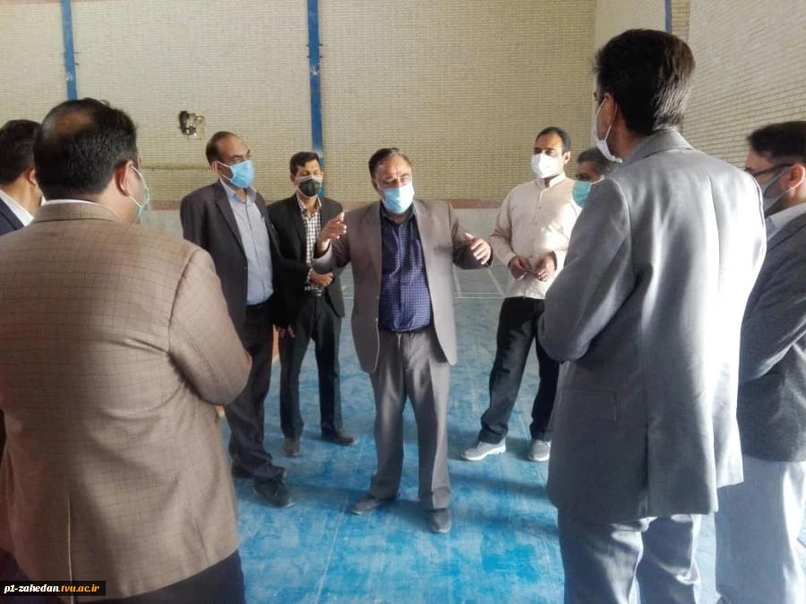 بازدید دکتر کرد ریاست محترم  به همراه معاون مالی دانشگاه فنی و حرفه ای استان از آموزشکده فرخی زابل 3