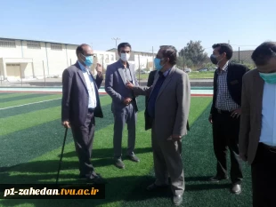 بازدید دکتر کرد ریاست محترم  به همراه معاون مالی دانشگاه فنی و حرفه ای استان از آموزشکده فرخی زابل 5