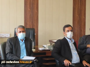 جلسه رئیس و معاونین و  روئسای مراکز  دانشگاه فنی 7
