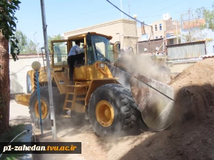 حمل نخاله ها با همکاری گردان مهندسی تیپ 110 2