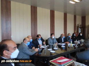 جلسه جناب آقای دکتر موسوی مدیرکل محترم نظارت وارزیابی 6