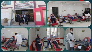 اهداء خون توسط کارکنان دانشگاه فنی و حرفه ای استان سیستان و بلوچستان به مناسبت چهل و سومین سالگرد پیروزی انقلاب اسلامی.