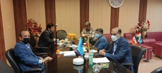 دیدار معاون فرهنگی ودانشجویی دانشگاه فنی وحرفه ای کشور با فرمانده قرارگاه خاتم الاوصیاء استان