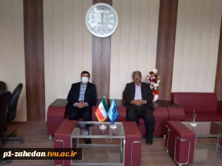 دیدار دبیر قرارگاه جهادی گام دوم وجهاد تبیین استان با رئیس دانشگاه فنی وحرفه ای