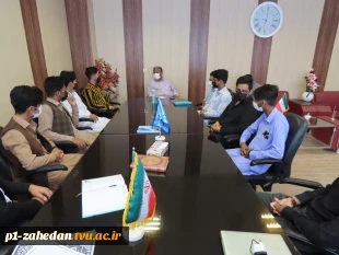 دیدار اعضای بسیج دانشجویی دانشگاه فنی وحرفه ای استان سیستان وبلوچستان با دکتر محمد قاسمی سرپرست این دانشگاه 2