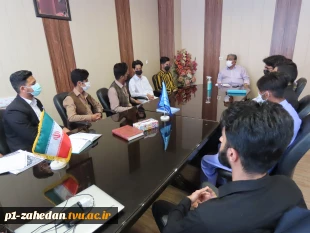دیدار اعضای بسیج دانشجویی دانشگاه فنی وحرفه ای استان سیستان وبلوچستان با دکتر محمد قاسمی سرپرست این دانشگاه 3