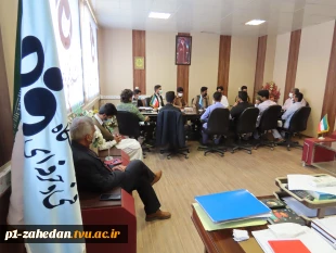 دیدار اعضای بسیج دانشجویی دانشگاه فنی وحرفه ای استان سیستان وبلوچستان با دکتر محمد قاسمی سرپرست این دانشگاه 4