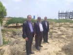 بازدید دکتر رضوانی  رییس مرکز نظارت وارزیابی دانشگاه  سیستان وبلوچستان به نمایندگی از طرف وزارت علوم به اتفاق دکتر محمدقاسمی رییس دانشگاه فنی وحرفه ای استان از  مکان وزمین  اموزشکده تازه تاسیس چابهار 2