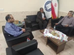 بازدید دکتر رضوانی  رییس مرکز نظارت وارزیابی دانشگاه  سیستان وبلوچستان به نمایندگی از طرف وزارت علوم به اتفاق دکتر محمدقاسمی رییس دانشگاه فنی وحرفه ای استان از  مکان وزمین  اموزشکده تازه تاسیس چابهار 3