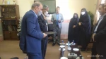 سرپرست آموزشکده فنی و حرفه ای شهید عارفی زاهدان طی مراسمی که با حضور معاونت محترم آموزش استان ، نظارت و ارزیابی استان و رئیس آموزشکده دختران  و همکاران همراه و کارکنان آموزشکده حضور داشتند معرفی شد. 
 5