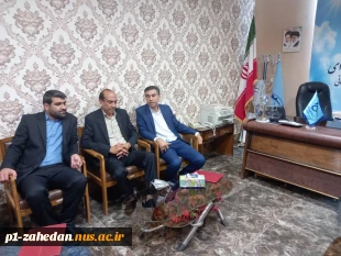 معارفه جناب آقای محسن مطهری نژاد سرپرست آموزشکده فنی و حرفه ای فرخی سیستانی زابل طی مراسمی  با حضور جناب آقای  حسن جهان تیغ معاونت محترم اداری ،مالی ومدیریت منابع دانشگاه فنی وحرفه ای استان سیستان وبلوچستان و  همکاران همراه و کارکنان آموزشکده زابل در سالن