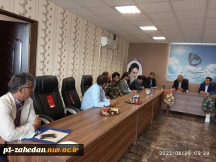 معارفه جناب آقای محسن مطهری نژاد سرپرست آموزشکده فنی و حرفه ای فرخی سیستانی زابل طی مراسمی  با حضور جناب آقای  حسن جهان تیغ معاونت محترم اداری ،مالی ومدیریت منابع دانشگاه فنی وحرفه ای استان سیستان وبلوچستان و  همکاران همراه و کارکنان آموزشکده زابل در سالن