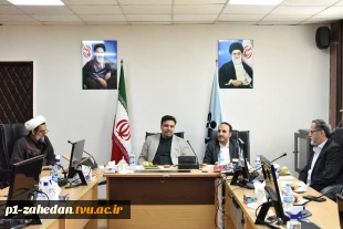 برگزاری جلسه هیئت رئیسه دانشگاه فنی و حرفه‌ای با حضور معاون فرهنگی و اجتماعی وزارت علوم تحقیقات و فناوری 2