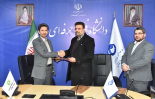 با حضور دکتر خسرویان انجام شد:
انعقاد تفاهم‌نامه بین دانشگاه فنی و حرفه‌ای کشور و بانک قرض‌الحسنه مهر ایران
 3