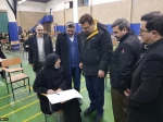 بازدید دکتر خسرویان و هیئت همراه از روند برگزاری امتحانات پایان ترم دانشکده فنی و حرفه‌ای دکتر شریعتی 2