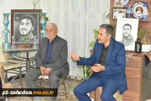 دیدار هیئت رئیسه دانشگاه فنی و حرفه‌ای کشور با خانواده شهید آرمان علی‌وردی 4