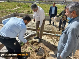 آیین هفته درختکاری در دانشگاه فنی وحرفه‌ای واحد استان سیستان وبلوچستان برگزار شد. 8