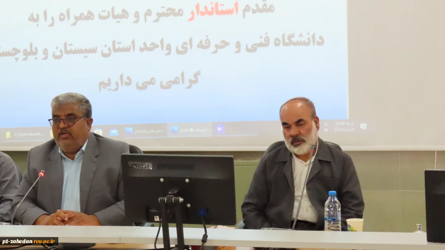 بازدید سرزده استاندار محترم استان سیستان و بلوچستان از پروژه‌های عمرانی دانشگاه فنی و حرفه‌ای واحد استان سیستان وبلوچستان و دیدار با اساتید کارکنان و اعضای هیئت علمی دانشگاه در آستانه آغاز سال تحصیلی جدید. 7