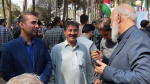 تجمع حمایت و همدردی با ملت مظلوم فلسطین با حضور کارکنان ، اساتید و دانشجویان دانشگاه فنی و حرفه ای واحد استان سیستان وبلوچستان 4