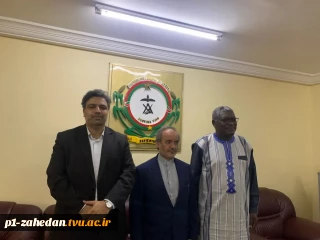 ملاقات دکتر خسرویان با رئیس دانشگاه ژوزف کی زربو در کشور بورکینافاسو