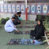 غبار روبی وعطر افشانی مزار شهدابه مناسبت هفته بسیج 3