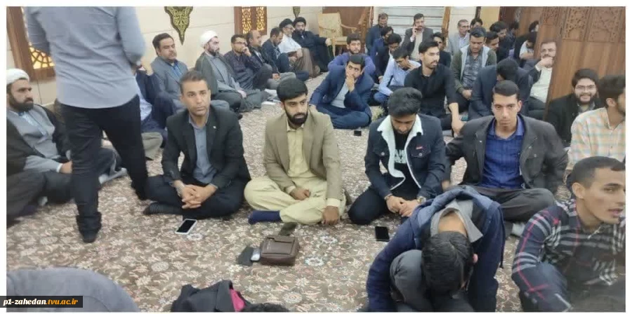دیدار دانشجویان دانشگاه فنی وحرفه ای استان سیستان وبلوچستان با نماینده ولی فقیه در استان 3