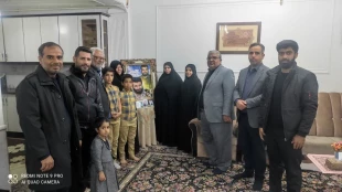 دیدار مسئولین دانشگاه فنی و حرفه ای واحد استان سیستان وبلوچستان با خانواده ی معزز شهدا 3