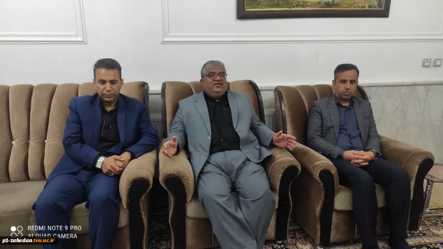 دیدار مسئولین دانشگاه فنی و حرفه ای واحد استان سیستان وبلوچستان با خانواده ی معزز شهدا 9