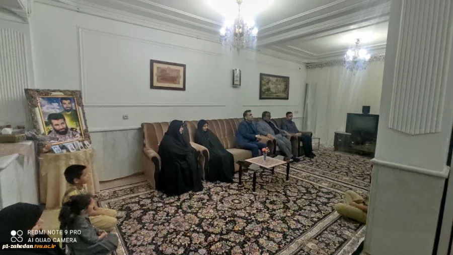 دیدار مسئولین دانشگاه فنی و حرفه ای واحد استان سیستان وبلوچستان با خانواده ی معزز شهدا 10
