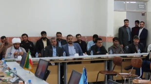 دیداردانشگاهیان دانشگاه فنی وحرفه ای واحد استان سیستان وبلوچستان در محل دانشگاه با نماینده ولی فقیه دراستان سیستان وبلوچستان
 5