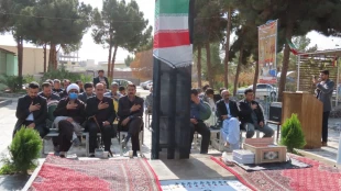 برگزاری مراسم بزرگداشت چهارمین سالگرد سردار دلها شهید حاج قاسم سلیمانی همزمان با سومین روز دفن شهید گمنام در دانشگاه فنی وحرفه ای واحد استان سیستان وبلوچستان 7