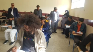بازدید رئیس دانشگاه فنی وحرفه ای استان سیستان وبلوچستان از سالن امتحانات آموزشکده فنی وحرفه ای شهید باهنر زاهدان 7
