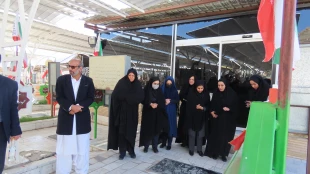 آیین تجدید میثاق با شهدا با حضور دانشگاهیان دانشگاه فنی و حرفه ای استان سیستان و بلوچستان 9