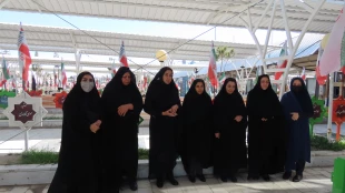 آیین تجدید میثاق با شهدا با حضور دانشگاهیان دانشگاه فنی و حرفه ای استان سیستان و بلوچستان 11