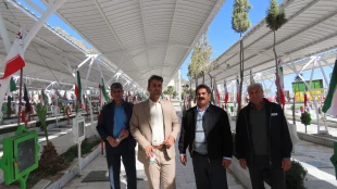 آیین تجدید میثاق با شهدا با حضور دانشگاهیان دانشگاه فنی و حرفه ای استان سیستان و بلوچستان 12
