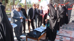 آیین بدرقه کاروان راهیان نور دانشجویان دختر دانشگاه فنی و حرفه‌ای واحد استان سیستان و بلوچستان به مناطق جنگی جنوب
 4