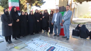 آیین بدرقه کاروان راهیان نور دانشجویان دختر دانشگاه فنی و حرفه‌ای واحد استان سیستان و بلوچستان به مناطق جنگی جنوب
 5