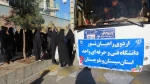 آیین بدرقه کاروان راهیان نور دانشجویان دختر دانشگاه فنی و حرفه‌ای واحد استان سیستان و بلوچستان به مناطق جنگی جنوب
 9