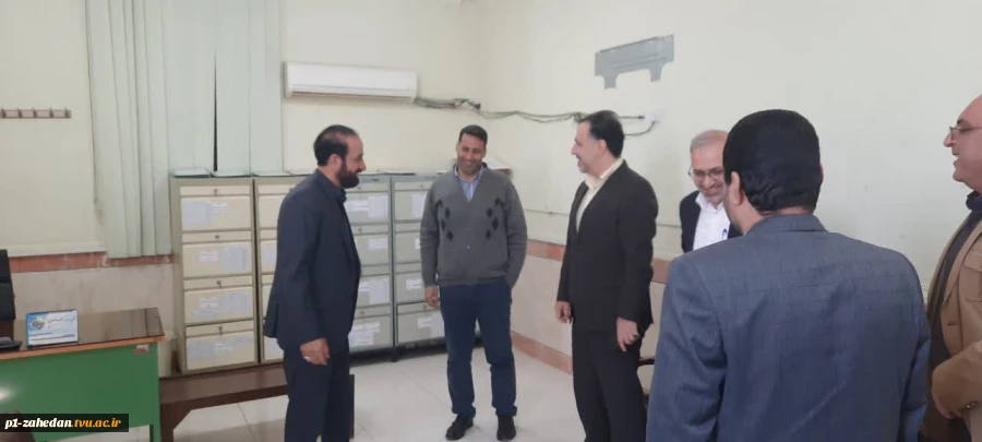 بازدید معاون پژوهش و فناوری و مدیرکل دفتر مرکزی حراست دانشگاه از آموزشکده فنی و حرفه‌ای دزفول 5