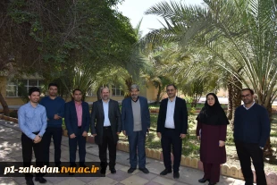 بازدید رئیس دانشگاه فنی و حرفه‌ای و هیئت رئیسه دانشگاه از آموزشکده فنی و حرفه‌ای شهید چمران اهواز 4