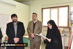 بازدید خانم دکتر حق‌جوی جوانمرد، رئیس مرکز توسعه فناوری‌های راهبردی معاونت علمی، فناوری و اقتصاد دانش‌بنیان ریاست جمهوری و دکتر محمدعلی‌نژاد، معاون فناوری و نوآوری وزیر علوم از کارگاه‌ها، تجهیزات و امکانات آموزشی دانشکده فنی و حرفه‌ای ولی عصر (عج) 2