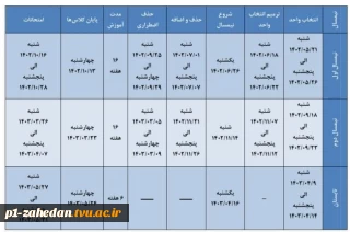 تقویم آموزشی 1403-1402