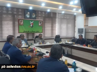 دیدار رئیس دانشگاه فنی وحرفه ای استان  سیستان و بلوچستان با مدیرکل بنیاد شهید و امور ایثارگران 3