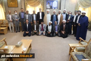 دیدار روسای دانشگاه های  استان سیستان وبلوچستان با نماینده ولی فقیه و امام جمعه شهر زاهدان به مناسبت آغاز سال نو 2