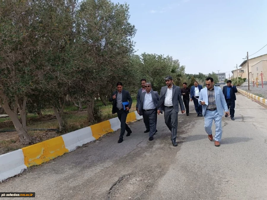 بازدید سرپرست کل دانشجویی دانشگاه فنی و حرفه ای کشوراز آموزشکده فنی و حرفه ای فرخی سیستانی زابل 2